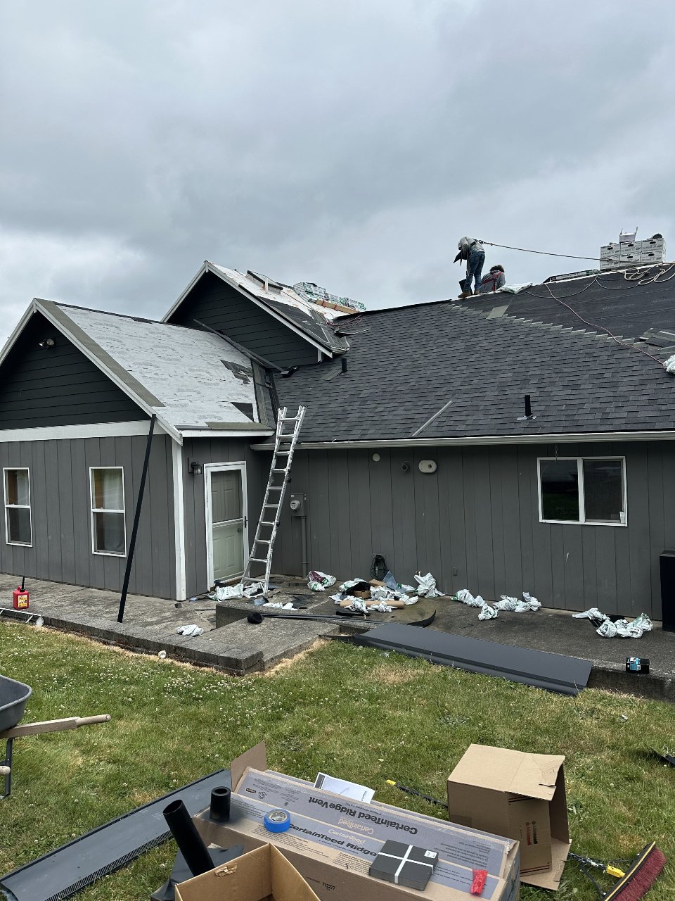 Wallace Roofing & Exterior Construction roofing and exterior project 164 in Lake Stevens and Snohomish County, WA