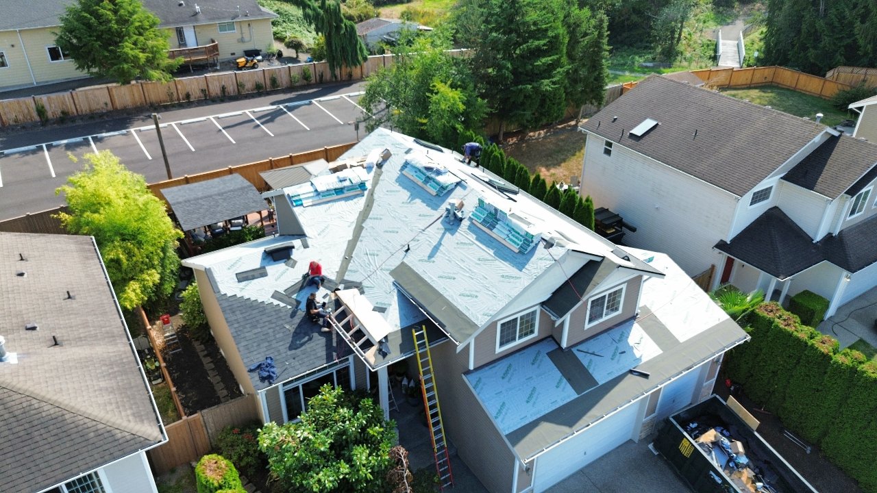 Wallace Roofing & Exterior Construction roofing and exterior project 36 in Lake Stevens and Snohomish County, WA