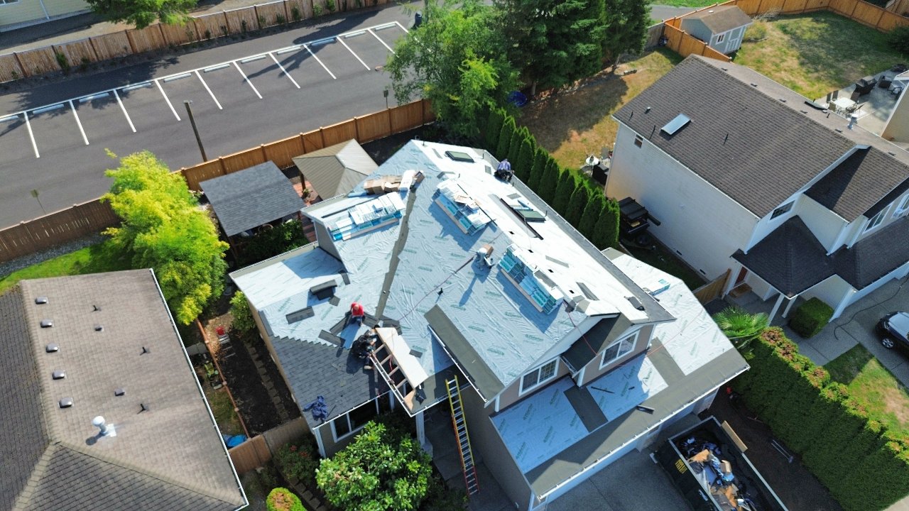 Wallace Roofing & Exterior Construction roofing and exterior project 37 in Lake Stevens and Snohomish County, WA